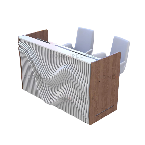 3D Wave Effect Parametric Office Table