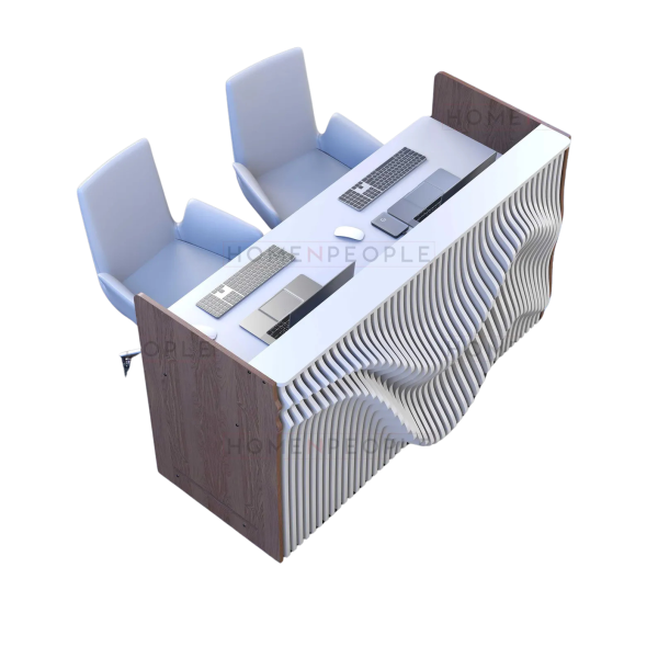 3D Wave Effect Parametric Office Table