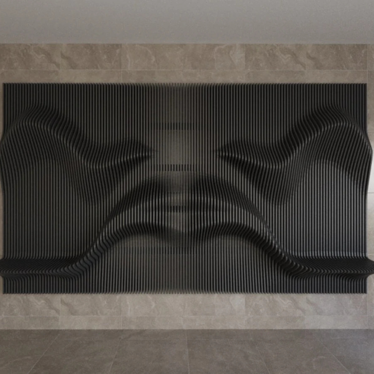 Stunning Parametric Wood Art for Unique Home Décor