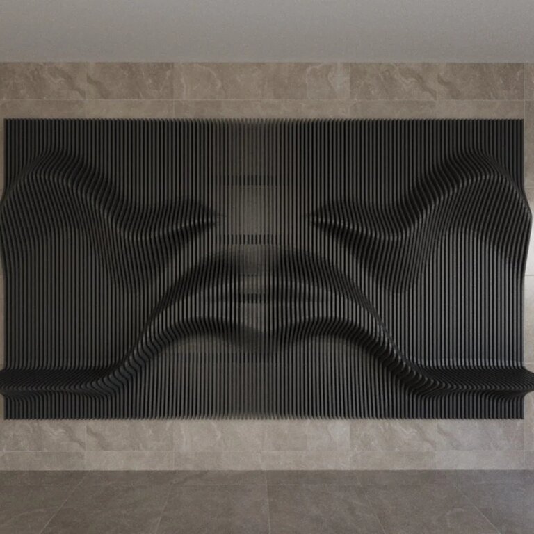 Stunning Parametric Wood Art for Unique Home Décor
