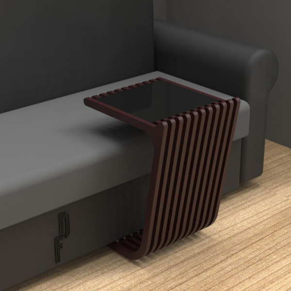 Minimalist Wooden Side Table for Couch - Elegant & Functional