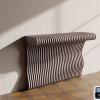 Wooden Wavy Wall Decor table
