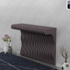 Wooden Wavy Wall Decor table