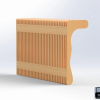 Wooden Wavy Wall Decor table