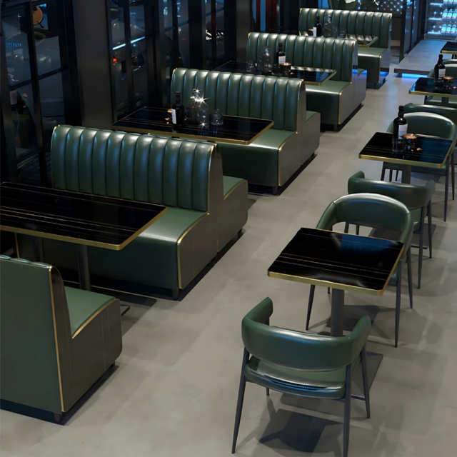 MetroLine Stylish Café Dining Table Set for Modern Spaces