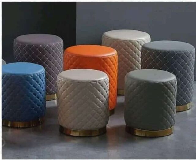 Round Wooden Foot Stool