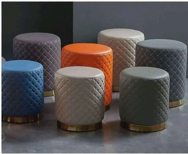 Round Wooden Foot Stool