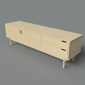 Lund Modern TV Stand Storage Unit