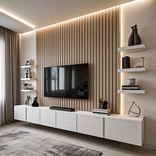 Customizable Floating TV Wall Unit - Modern Design for Any Space