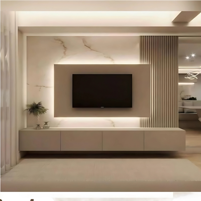 Light enhanced TV Stand