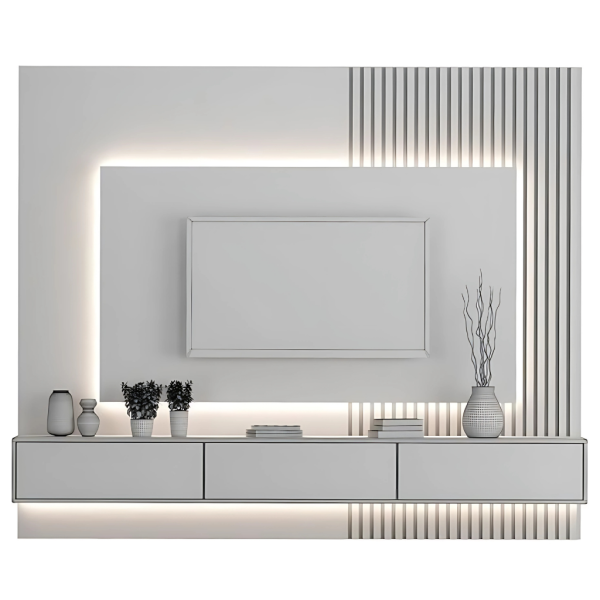 Customizable Floating TV Wall Unit - Modern Design for Any Space