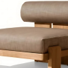 Vigo Teak Lounge Armless Chair – Stylish Comfort for Your Space