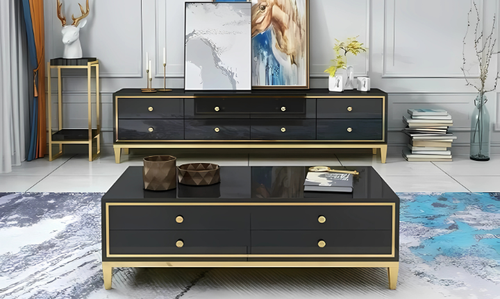Tiffany Coffee Table & TV Unit - Stylish Design for Modern Living