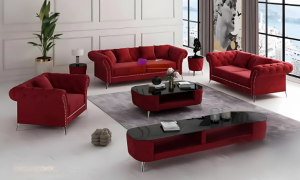 Red Couch Set