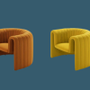 M-shaped chair