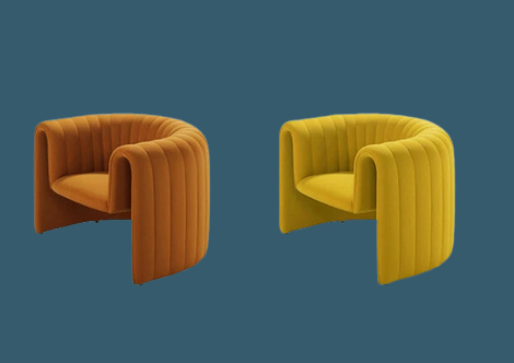 M-shaped chair
