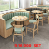 Cozy Café Booth Seating for Relaxed Dining & Socializing