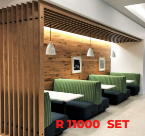 Restaurant Booth Seating Set