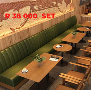 Luxury Velvet Banquette Dining Set