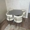 Wooden round or Oval dining table with chairs - Boston