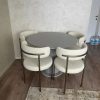 Wooden round or Oval dining table with chairs - Boston