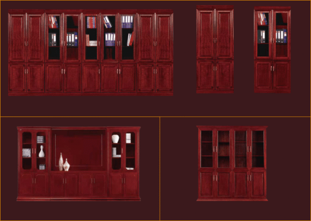 Elegant Glass Door Wall Unit for Stylish Storage Solutions