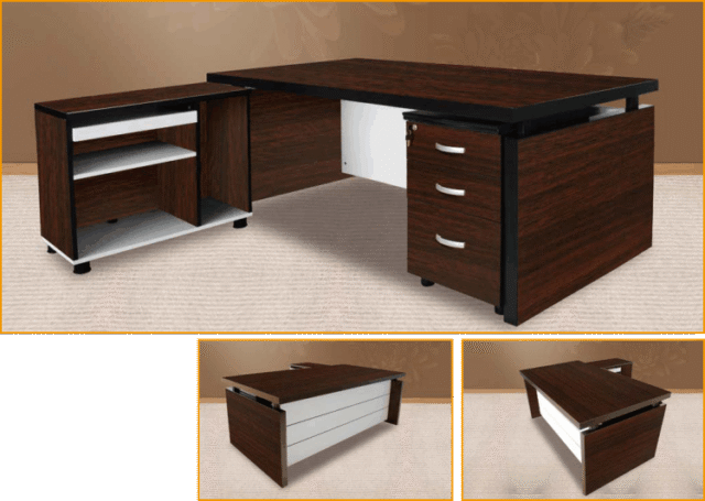 Elegant Mahogany Desk for a Classic Workspace Upgrade