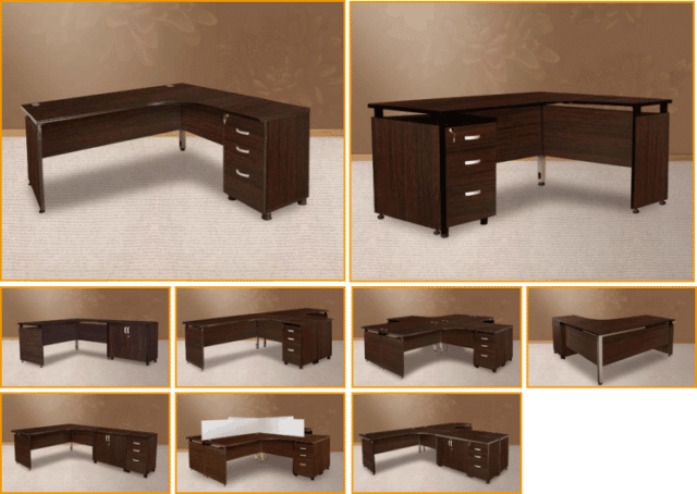 Stylish Cluster Desk: Modern Design for Productive Workspaces