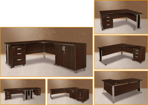 Modern Cluster Desk for Stylish and Functional Workspaces