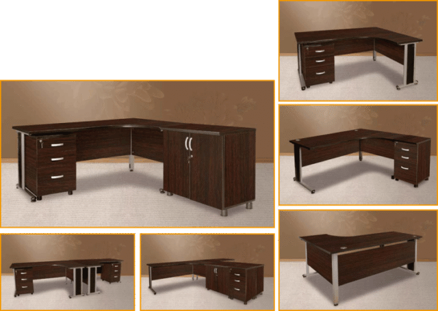 Modern Cluster Desk for Stylish and Functional Workspaces