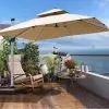 Large Outdoor Umbrella for Stylish Sun Protection and Shade