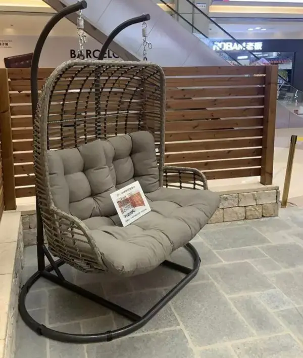 Double Cozy Swing Chair for Ultimate Relaxation & Leisure