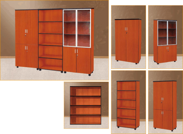 Stylish Open Bookcase with Shelves for Home or Office Decor