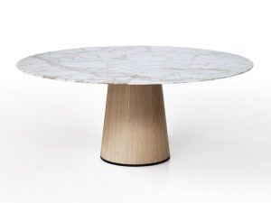 Luno Marble Round Table - Elegant Design for Any Space