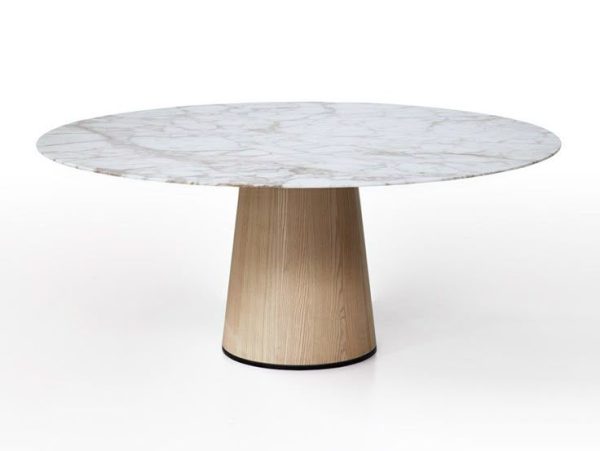 Luno Marble Round Table - Elegant Design for Any Space