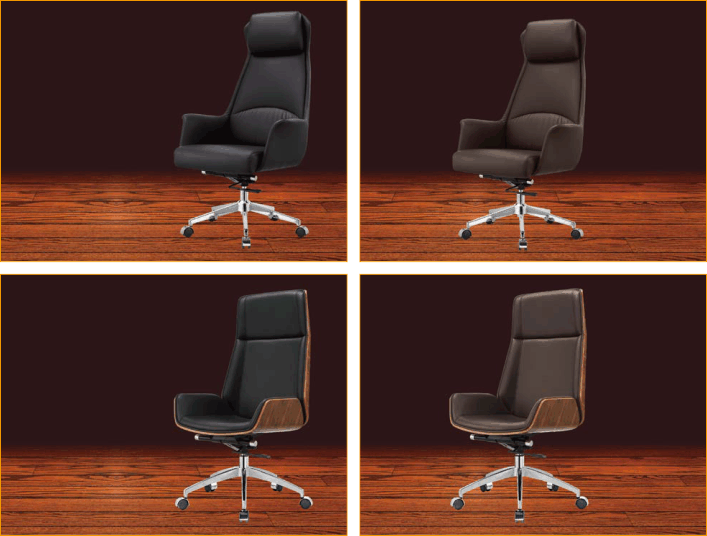 Elegant Executive High Back Bonded Leather Office Chair