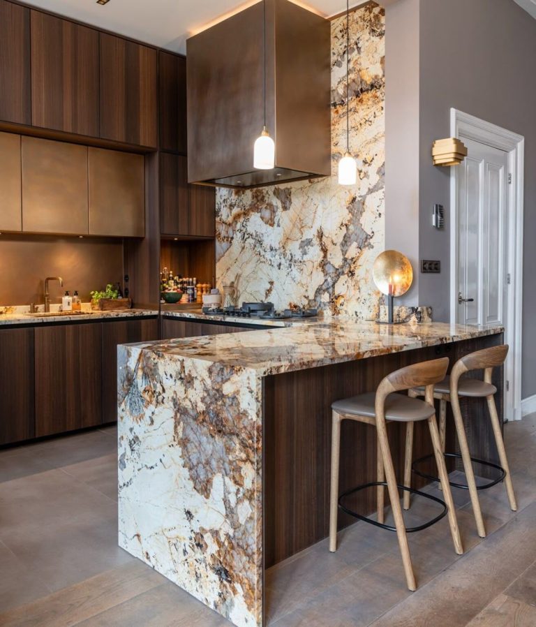 Aurum Luxe Marble Kitchen