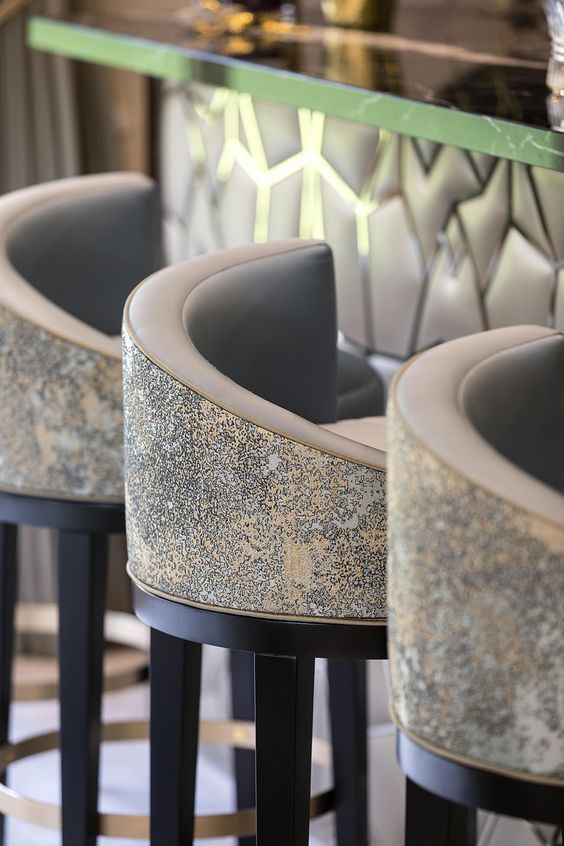 The Monaco Luxe Bar Stool