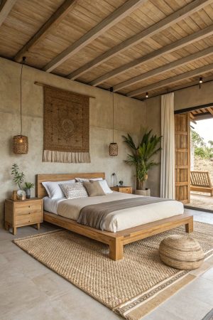 Solace Solid Wood Bed Frame
