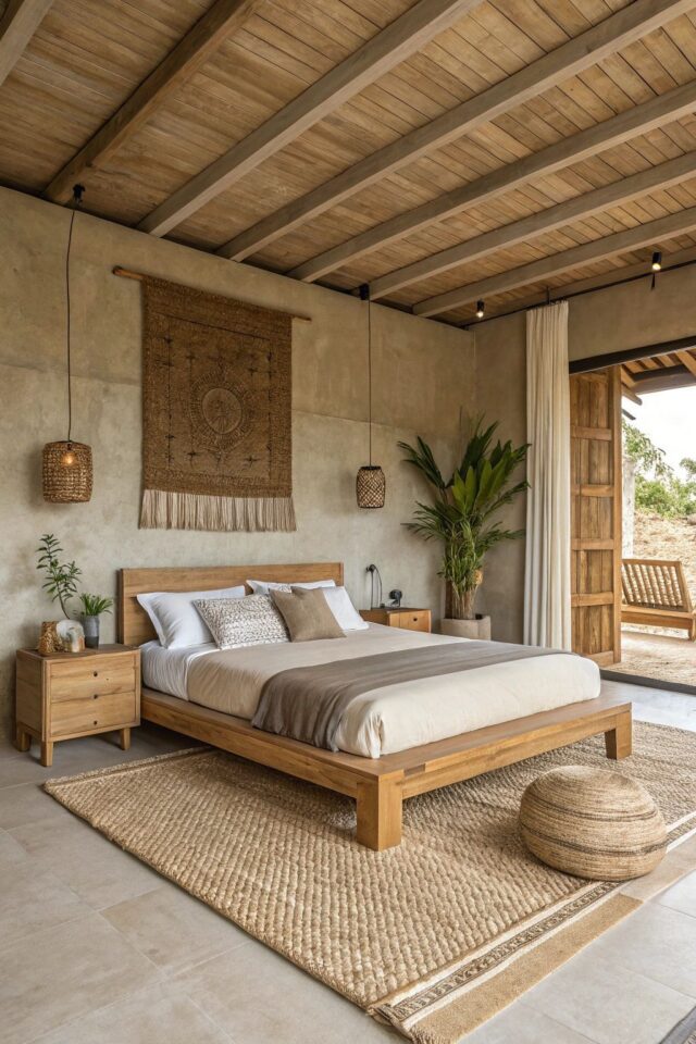 Solace Solid Wood Bed Frame