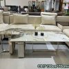 The Verona Marble Nesting Table Set