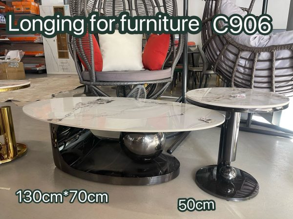 Luxe Marble Coffee Table Set