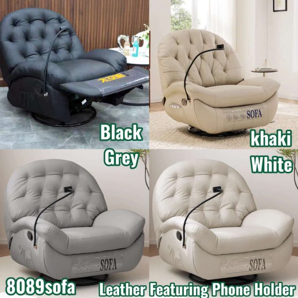 Premium Recliner Sofa Chair with LED & Phone Holder