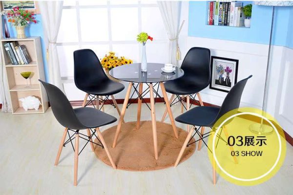 Nordica™ 5-Piece Round Glass Dining Set