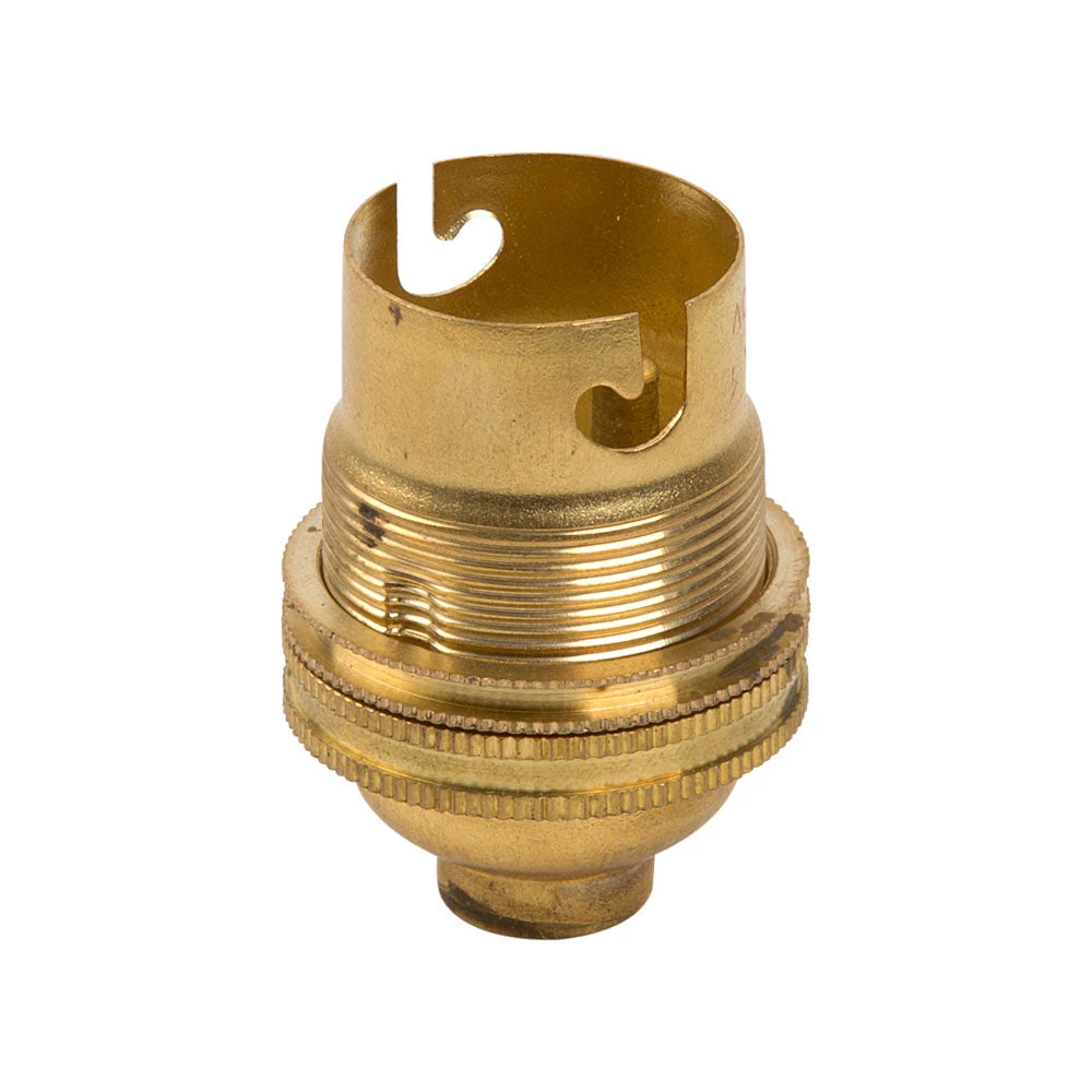 Eurolux CO44BR Lampholder B22 Brass 10mm Back Entry 1 Eurolux CO44BR Lampholder B22 Brass 10mm Back Entry