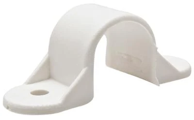Eurolux EA141 PVC Strap Saddle 20mm Single Pack · White