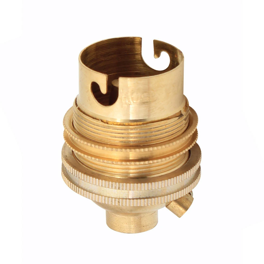 Eurolux EA182 B22 Brass 10mm Back Entry 1 Eurolux EA182 B22 Brass 10mm Back Entry