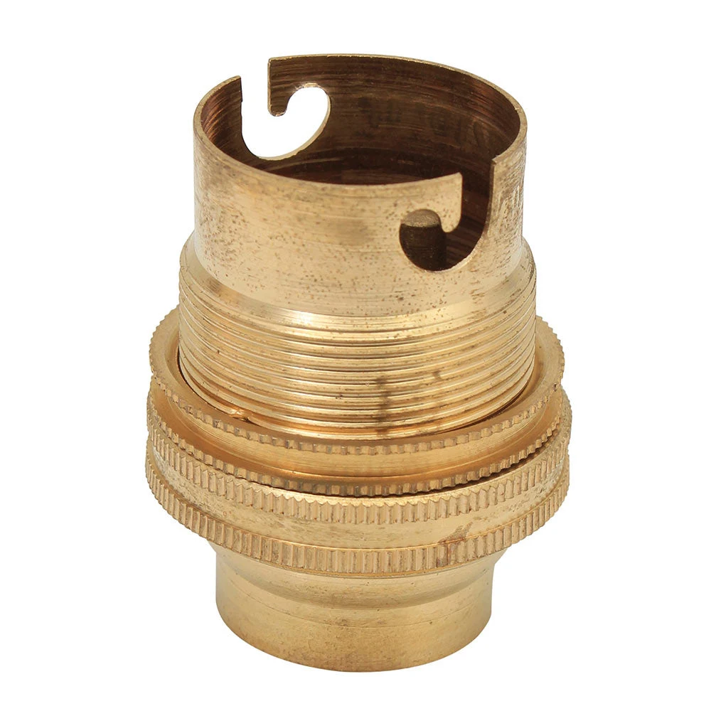 Eurolux EA183 B22 Brass 20mm Back Entry 2A 250V 1 Eurolux EA183 B22 Brass 20mm Back Entry 2A 250V