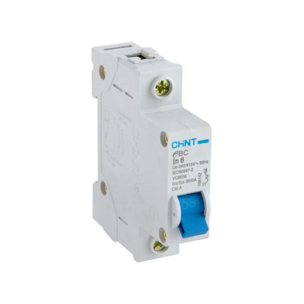 Eurolux ECB6 Tosun 1Pole 10Amp 3kA Circuit Breaker 1 Eurolux ECB6 Tosun 1Pole 10Amp 3kA Circuit Breaker