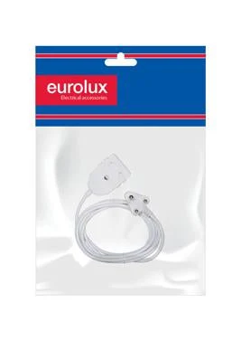 Eurolux EE1 Extension Cord White 1.00mm 3m Double · 10A